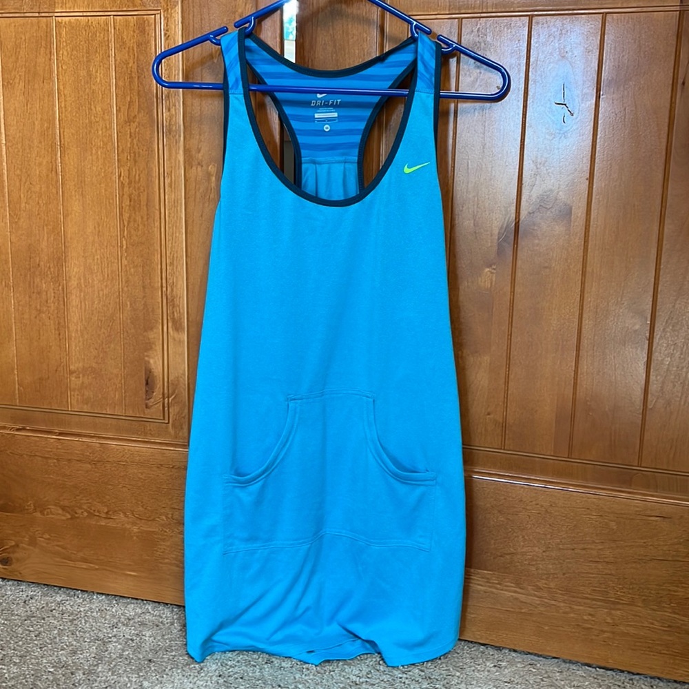 Nike medium swim cover/long tank top. Pretty much new